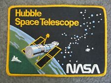 1990 NASA MSFC HUBBLE SPACE TELESCOPE LARGE JACKET PATCH (8-3/8