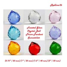 Faceted Glass Crystal Ball Prism Pendant Suncatcher Feng Shui ( 20 mm - 50 mm ) picture
