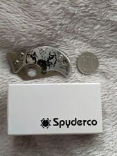 SPYDERCO Back Channel Folding Knife Ghost Lion Japan Unused From Japan picture