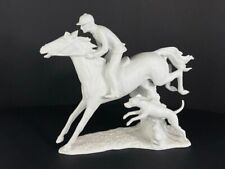 Very Rare Kaiser Bisque Fox Hunt Porcelain Figurine - Rider, Horse & Hound picture