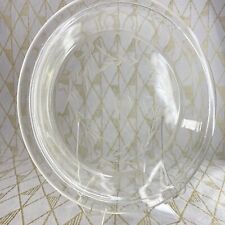 1918-19 9” PRETTY PYREX FLORAL GLASS ETCHED PIE PLATE No. 209 picture