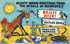 Vintage Postcard: Greetings from the Mojave Desert picture