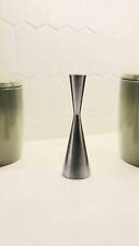 Mid-Century-Modern Stainless Steel Candlestick picture