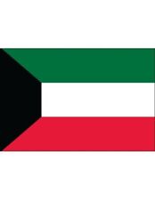 Kuwait 2' x 3' Indoor Polyester Flag picture