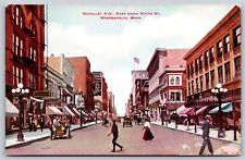 Postcard Nicollet Ave East from Ninth St, Minneapolis MN L200 picture