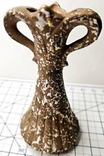 Vintage Savoy China High Relief  Gold Splatter Pitcher Vase White 10 Inch N2 picture