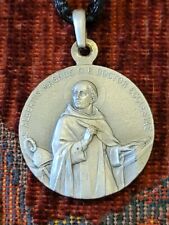St. Albert the Great Vintage & New Sterling Medal Patron  Scientists St. Dominic picture
