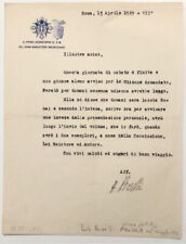 Boselli Paolo 1838-1932 Docente e Politico Pres. del Consiglio lettera autografa picture