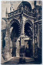 Vintage Rouen France Englise Saint Vincent Church Postcard P256 picture