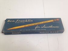 Vintage Cardboard Pencil Box BEN FRANKLIN Blaisdell Company Bethayres Penna picture