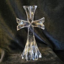 Lenox Ovations Clear Glass Lead Crystal Religious Cross 7 1/2