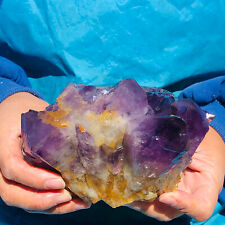 2.5LB Natural Amethyst quartz cluster crystal specimen mineral point Healing picture