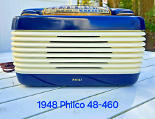 1948 Philco Model 48-460, 6-tube, AM Radio in Blue and White picture