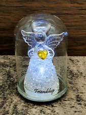 Ganz Light the Way Angel Friendship Glass Light-up Figurine - 3.5