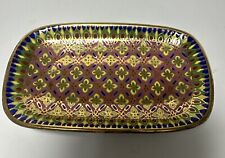 Vintage Cloisonne Sm. Trinket Dish Plate Made In Thailand. Great Condition 5 X 3 picture