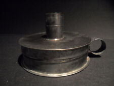 Antique Style Tin Candle Holder Tinder Box Toleware  picture