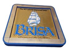 10x10 Vintage Imported Brisa Light Beer Plastic Sign Mexican 90 Calories Rare picture