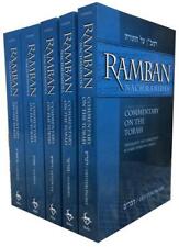 RAMBAN (NACHMANIDES): COMMENTARY ON THE TORAH (5 VOL. SET) Engish picture