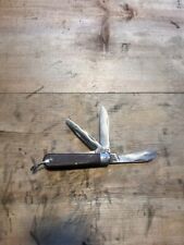 Vintage USA Klein Electricians Knife 3 Blade picture