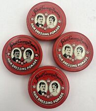 Vintage Sweet Georgia Brown Hair Dressing Pomade Tins Empty Chicago Lot of 4 picture