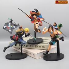 Anime One Piece Sabo Luffy Ace Brother Dream Run Jungle Figure Statue Toy Gift picture