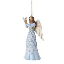 Bereavement Angel With Dove Christmas Hanging Ornament Heartwood Creek Jim Shore picture