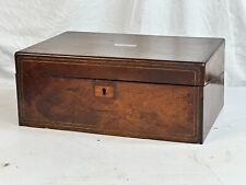 1800s rosewood writing box lap desk document secret drawers inlaid clean picture