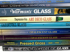 Lot of Vtg Glass Identification Value Price Guides Pressed Florence Opalescent picture
