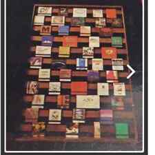Vintage Matchbook Display Rack Galleria Holder Wood Slat Wall Mount  Unused NEW picture