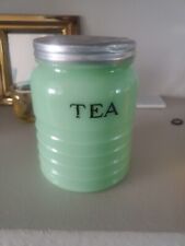 Jadeite Vintage Tea Canister picture