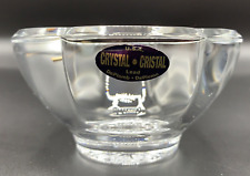 Vintage USA 24% Lead Crystal Glass Trinket Dish Candy Potpourri Shelf Decor picture