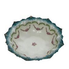 antique porcelain rose floral Print Large bowl Home Decor picture