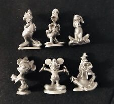 6 pc Pewter Disney MICKEY MINNIE MOUSE DONALD DAISY DUCK GOOFY PLUTO Figurines picture