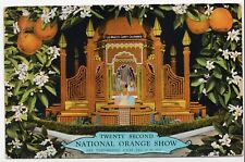 Twenty-Second National Orange Show, CA Summer Olympics Ad 1932 Postcard picture