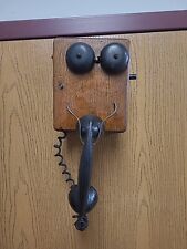 Antique Kellogg Wall Crank Telephone 1900s Vintage Wooden Collector phone oak picture