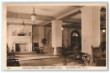 1925 The Exchange New Haddon Hall Interior Atlantic City New Jersey NJ Postcard picture
