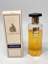 Vintage French Lanvin Arpege Perfume Bottle #810 Splash Eau de Toilette Boxed picture