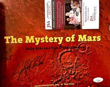 Sally Ride autographed signed autograph Mystery of Mars hardcover photo book JSA picture