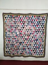 vintage beautiful Quilt patchwork embroidery hand Quilted  itm1007 picture