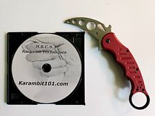 Knife Training Karambit FOX Style Knives instruction Red Pencak Silat DVD picture