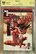 Elektra #1 (2001)  CGC 9.8 Signature Series x2: Bendis and Horn picture