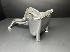 VINTAGE WEAR EVER ALUMINUM HANDHELD JUICER SQUEEZER HAND PRESS WITH INSERT picture