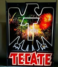 Rare Vintage Tecate Beer Fireworks Sign Limited Edition  picture