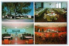 c1950's Rockford Lodge Hotel & Restaurant Multiview Rockford Illinois Postcard picture