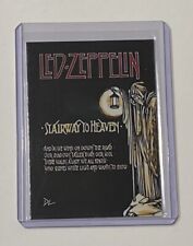 Led Zeppelin Limited Edition Artist Signed Stairway To Heaven Trading Card 2/10 picture
