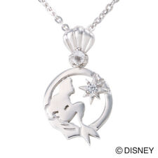 White clover Disney Series Little Mermaid Necklace Silver w/Box Gift picture