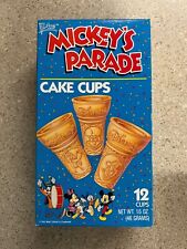 Mickey’s Parade Mickey Mouse Cake Cups Collectible New Unopened *NOT EDIBLE* picture
