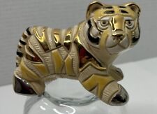 Artesania DeRosa Rinconada Tiger Gold/Silver Accented Anniversary Figurine picture