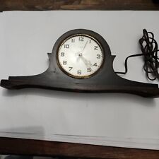 Antique Gilbert 1807 Wooden Mantle Clock W/ Vintage Electric Conversion Works picture