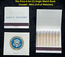 1961 President John F Kennedy Embossed White House Match Book Presidential Seal picture